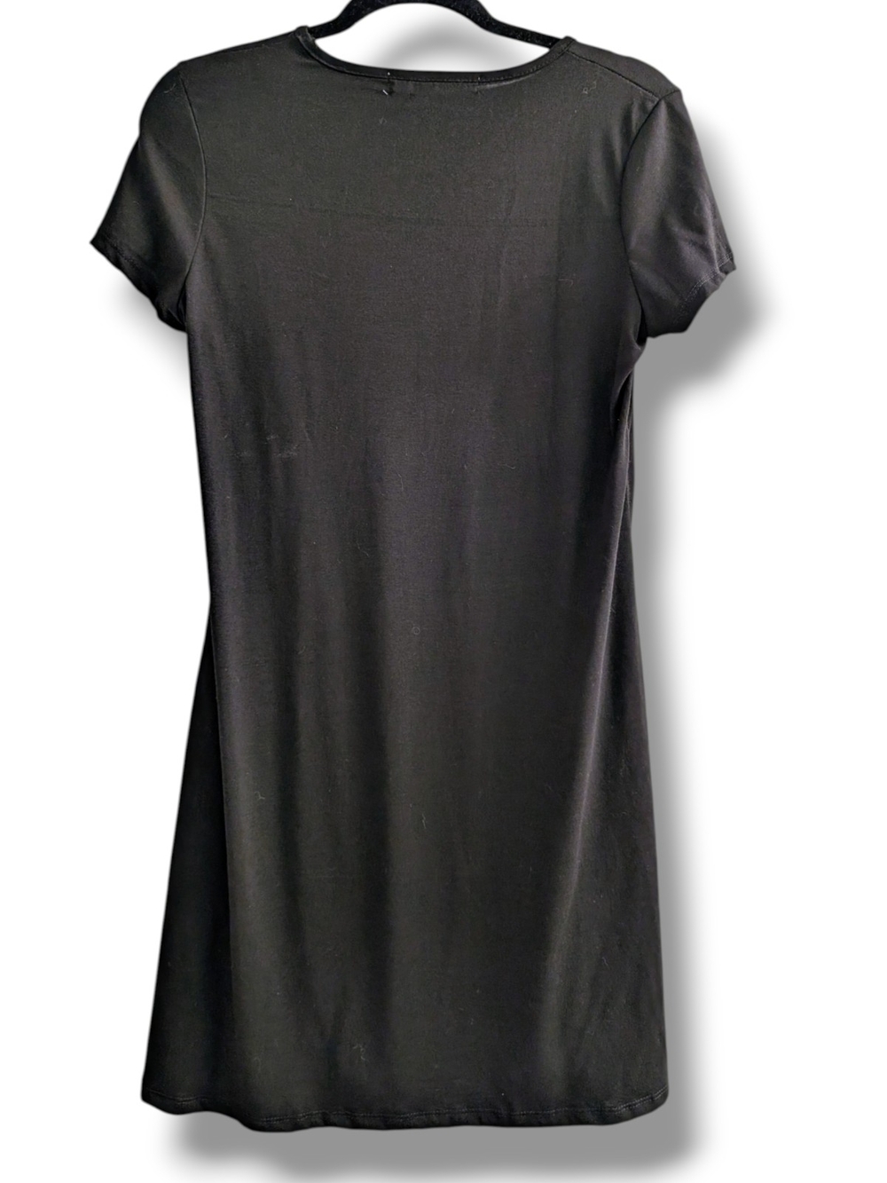Lark & Grey Black Maxi Dress - Classic Short Sleeve, Size XL - Picture 2 of 6